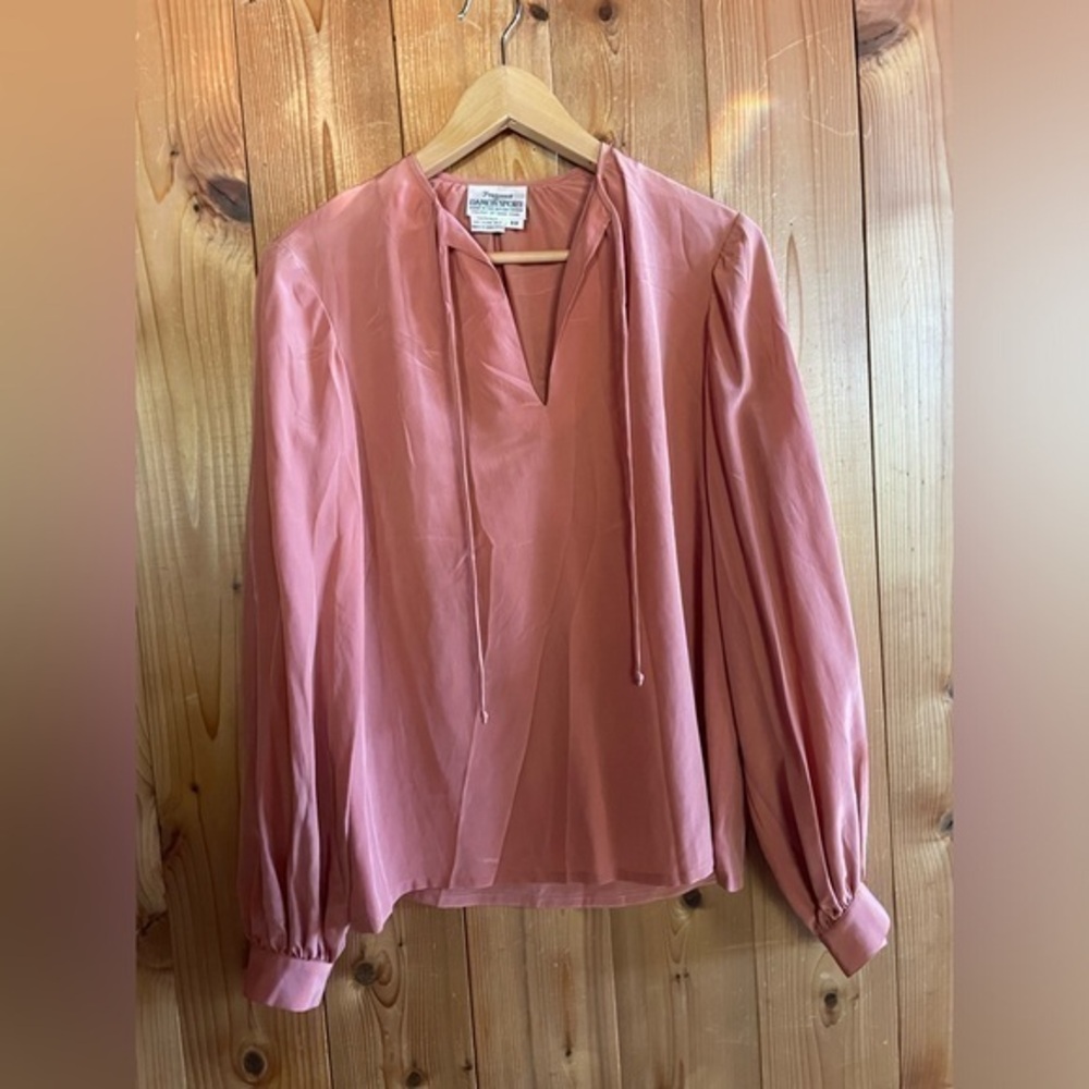 Vintage 70s Silk Blouse